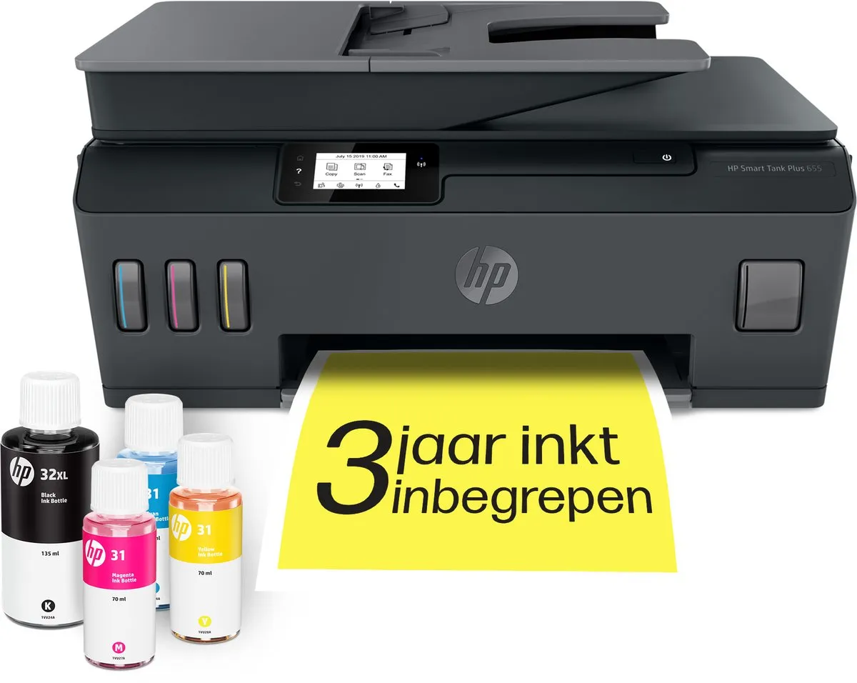 HP Smart Tank Plus 655 Y0F74A#BHC All-in-One Printer