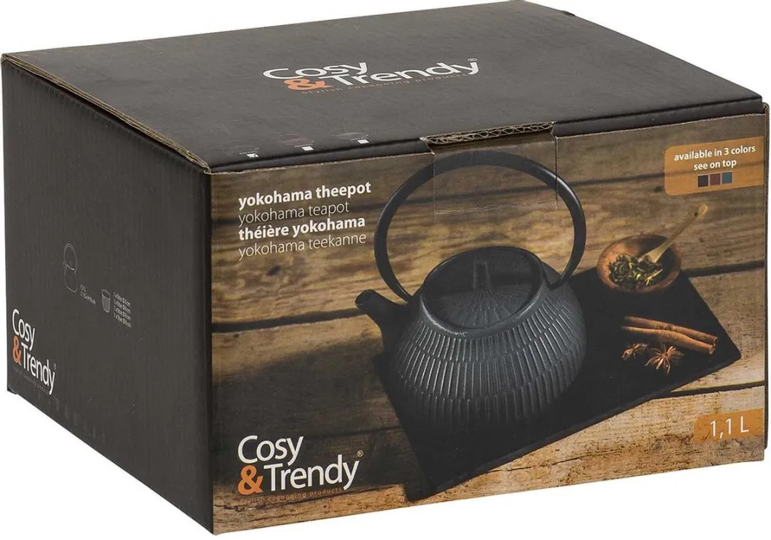 Cosy&Trendy Yokohama Theepot 1.1L - Grijs