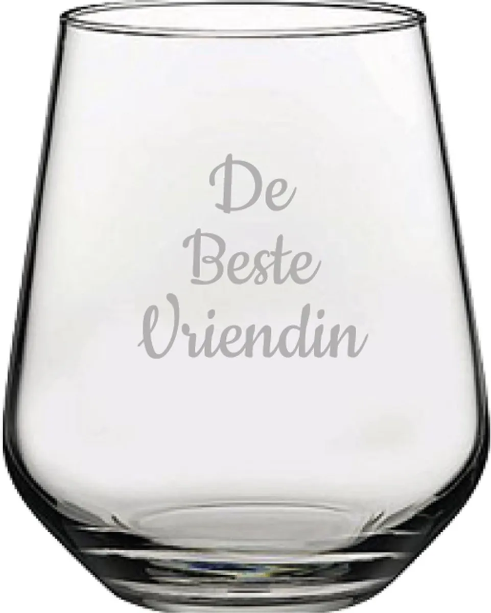 Pasabahce Gegraveerd Drinkglas 42,5cl Beste Vriendin