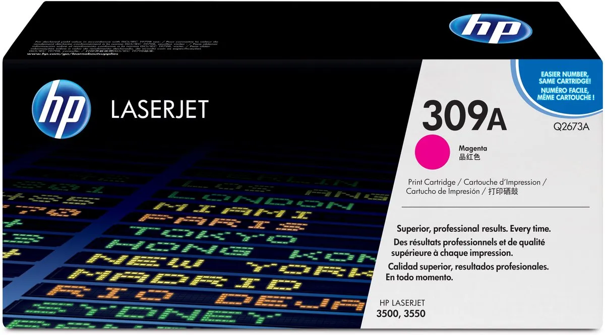 HP 309A Magenta Tonercartridge - 4000 pagina's