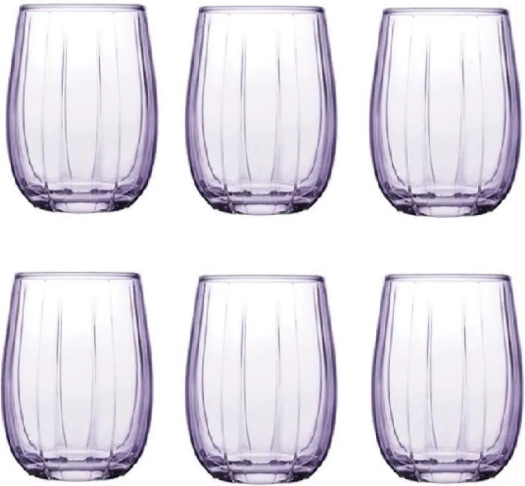 Pasabahce Linka Paarse Shotglazen 115ml - 6 Stuks