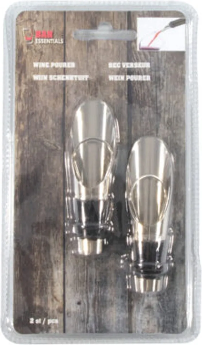 Svenska Living Wijnflesdop RVS - 2 Stuks