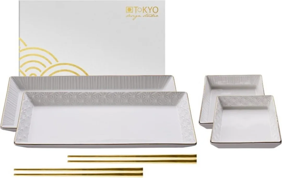 Tokyo Design Studio Nippon White Sushi Set 2 Personen