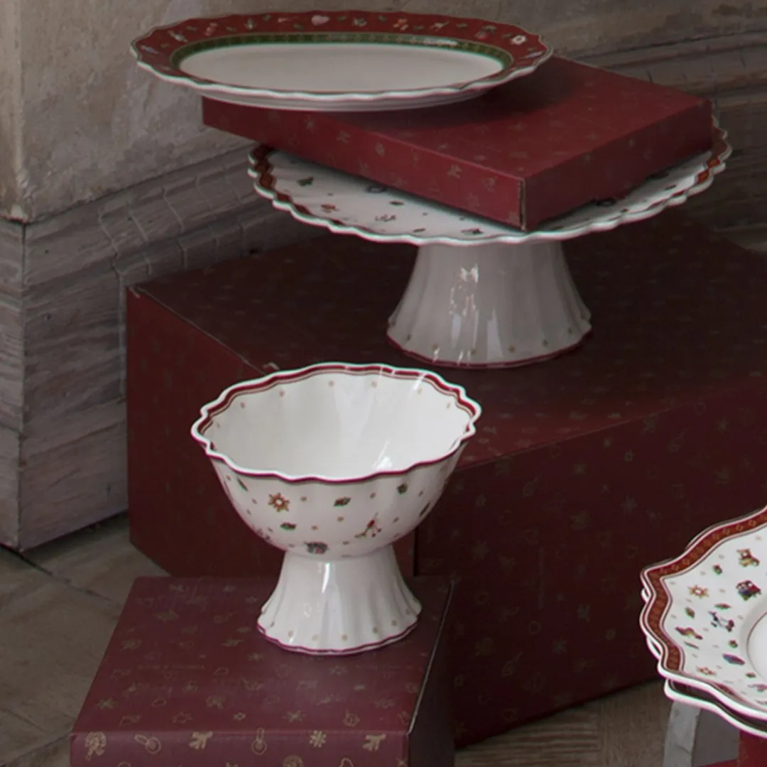 Villeroy & Boch Toy's Delight Dessertschaaltje 15cm - Rood/Wit - afbeelding 6 van 6