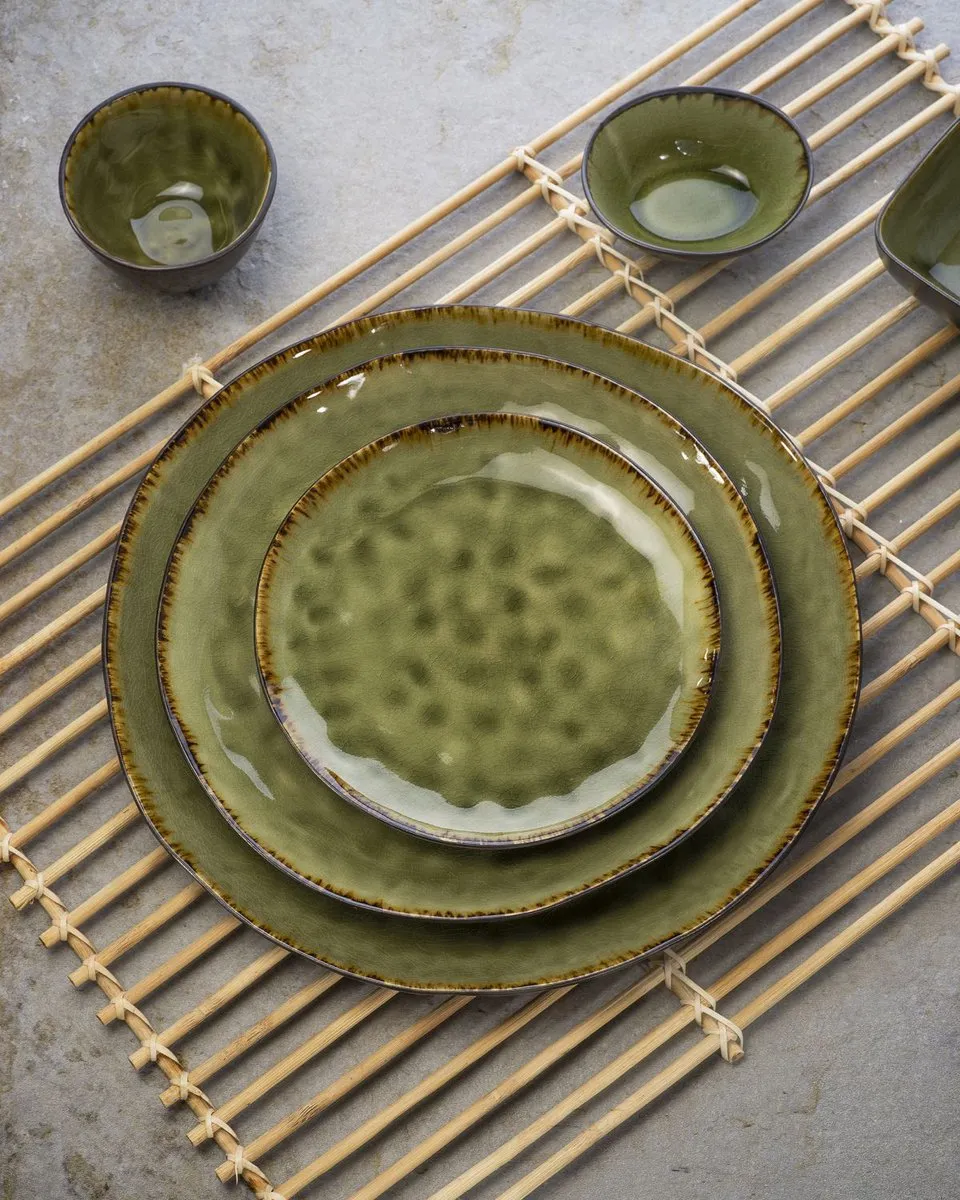 Cosy&Trendy Dinerbord Mossa - 27cm - Groen
