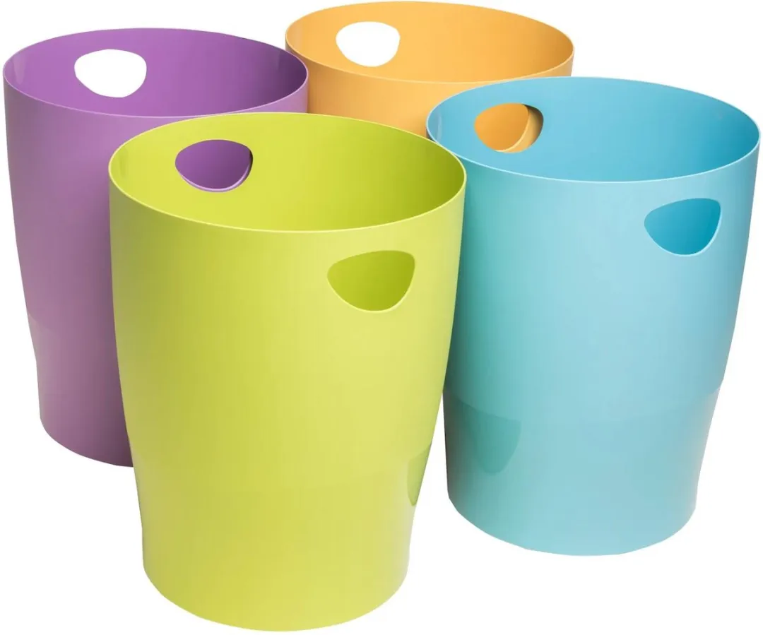 Exacompta Ecobin Pop N'Co Prullenbak - 8 Stuks - Geassorteerd