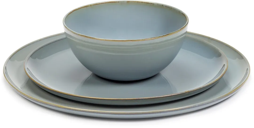 Serax Anita Le Grelle Terres de Rêves Serviesset Smokey Blauw 12-delig