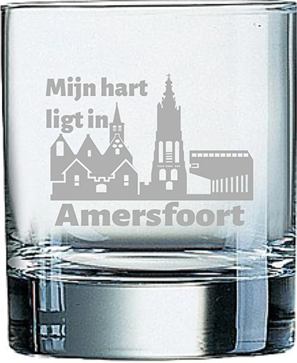 Arcoroc Amersfoort Gegraveerd Whiskeyglas 20cl