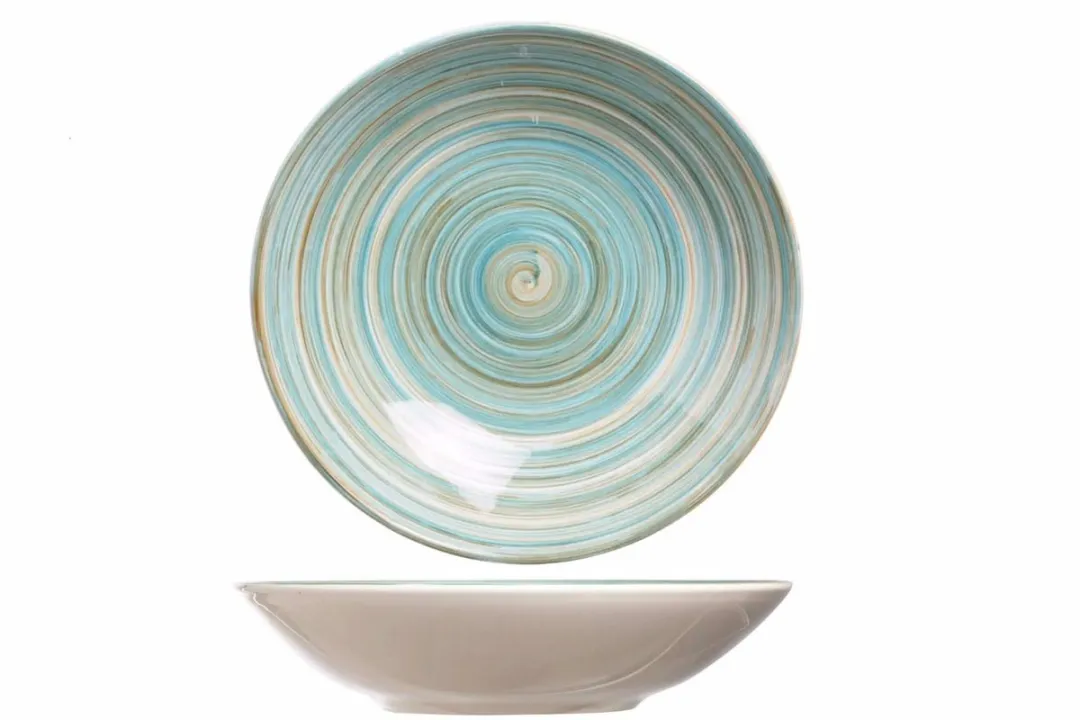 Cosy&Trendy Turbolino Diep Bord Ø21cm - Blauw - 6 Stuks