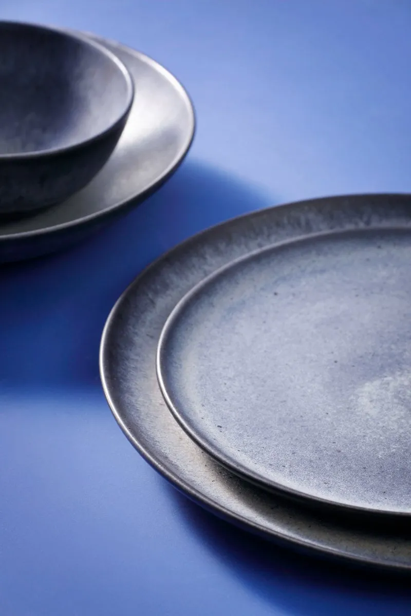 Palmer Houston Borden Set 18-delig - 6 Personen - Blauw