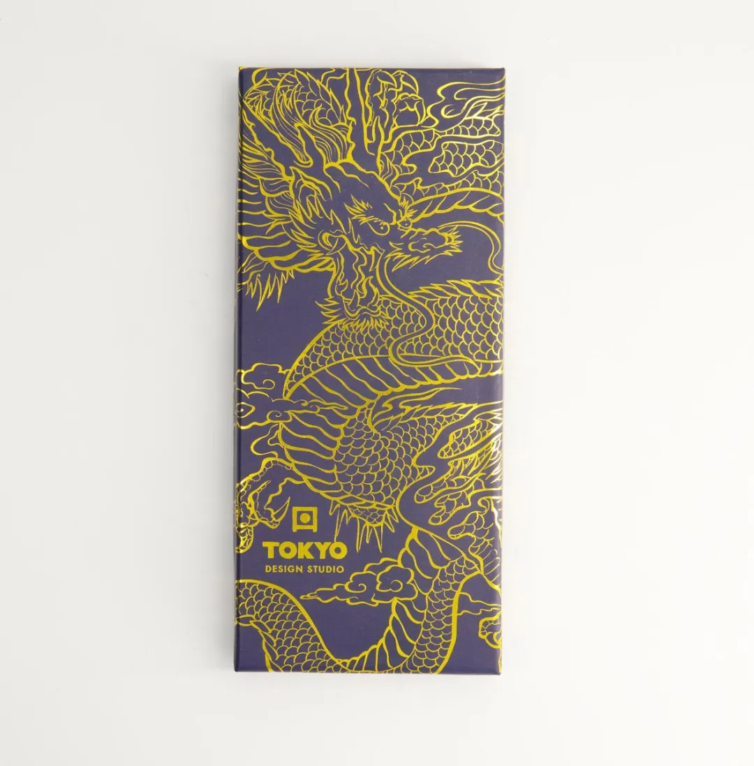 Tokyo Design Studio Eetstokjes Giftset Dragon - 5 Paar - 22.5cm