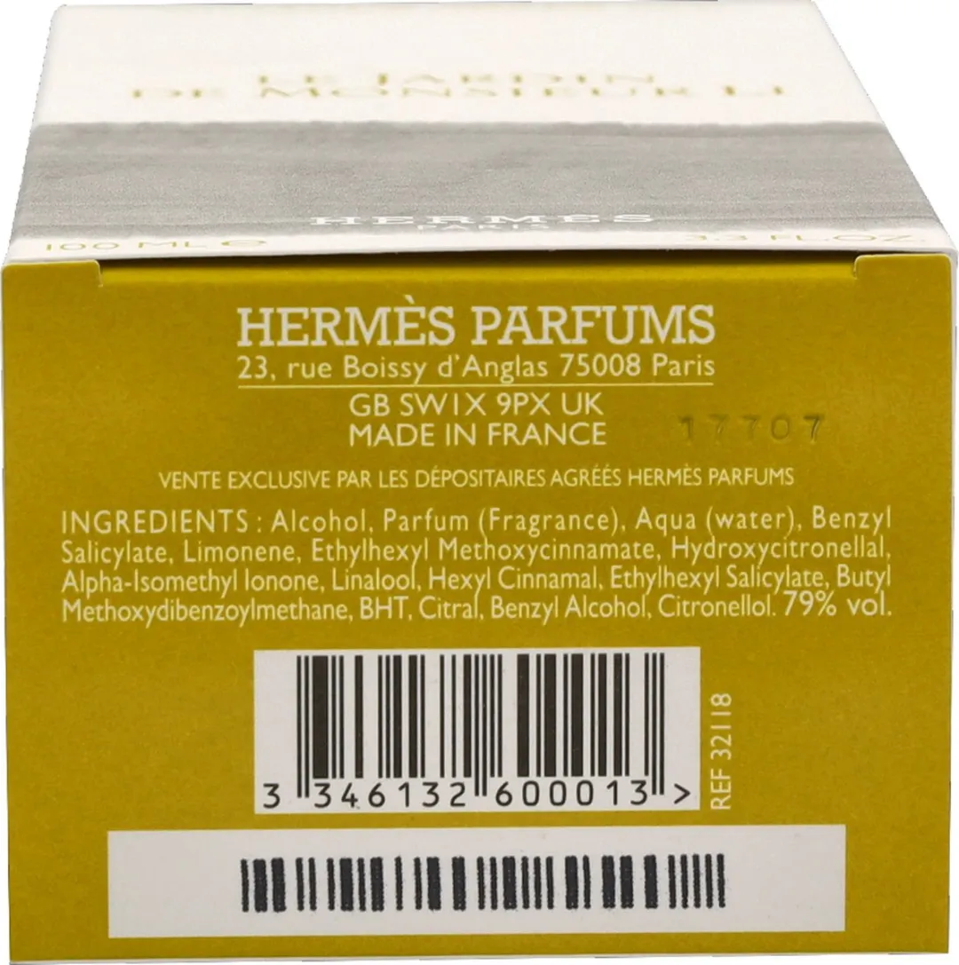 Hermes Le Jardin de Monsieur Li Eau de Toilette 100ml