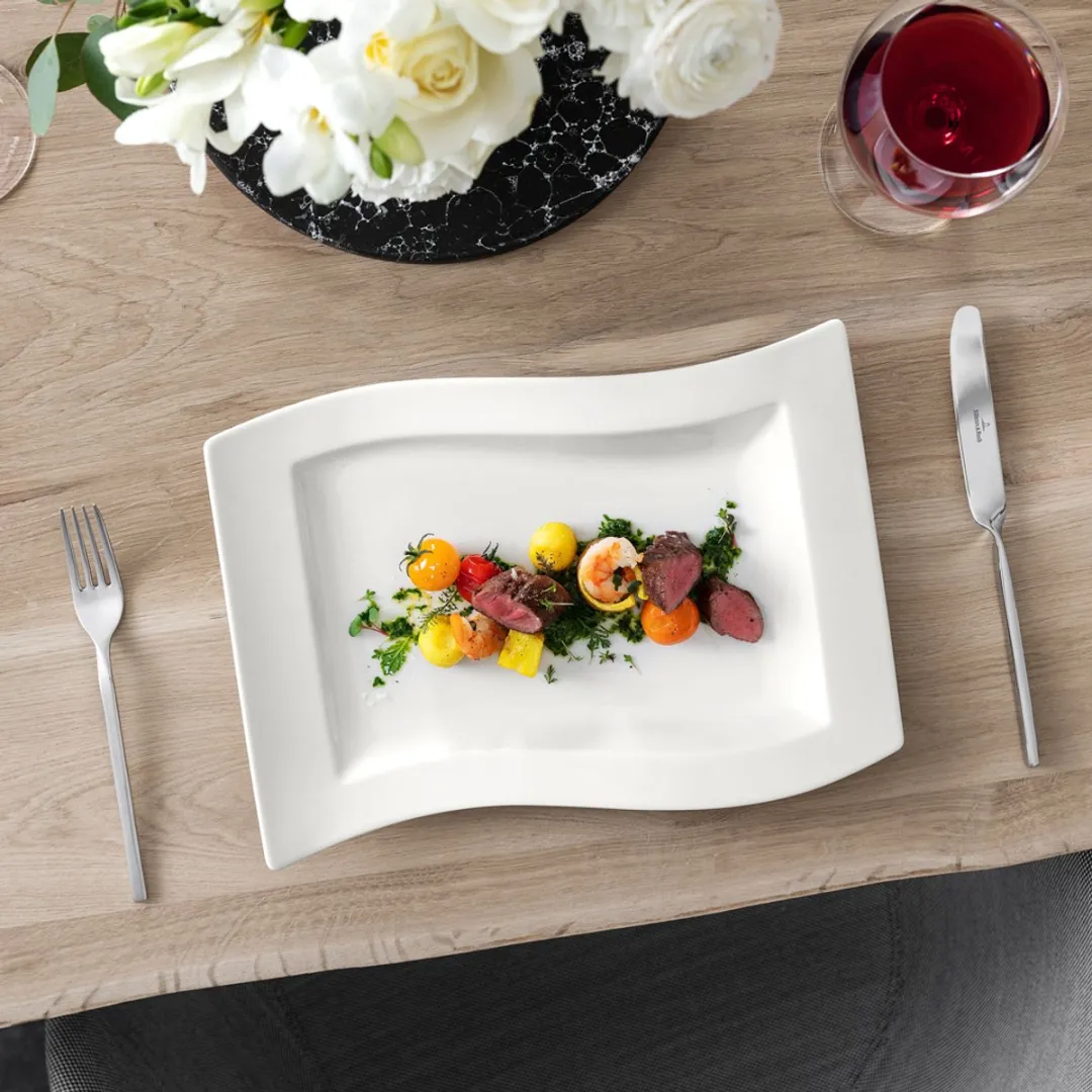 Villeroy & Boch NewWave Serveerschaal 49x30cm - Wit