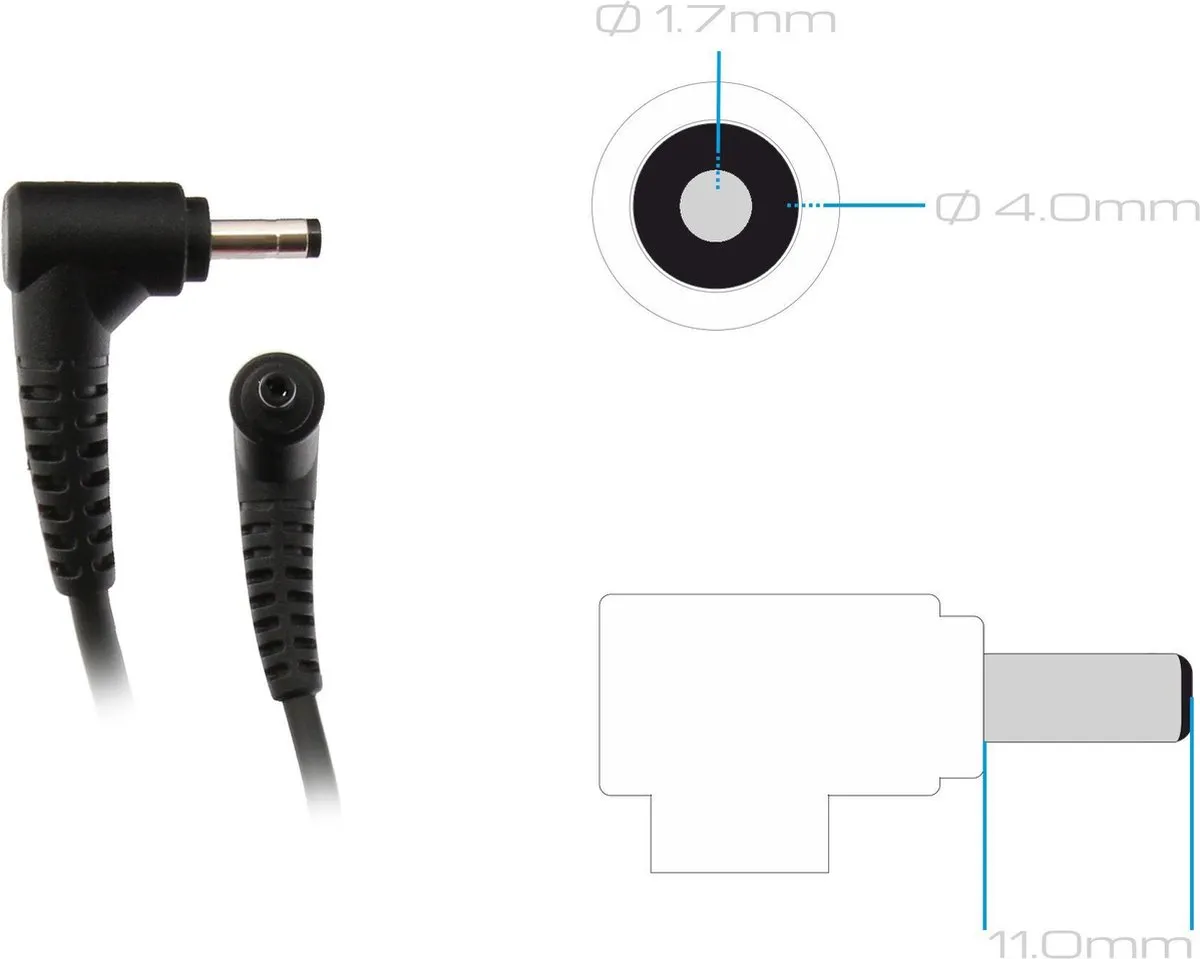 Lenovo ADLX65NCC3A Oplader 65W - Zwart