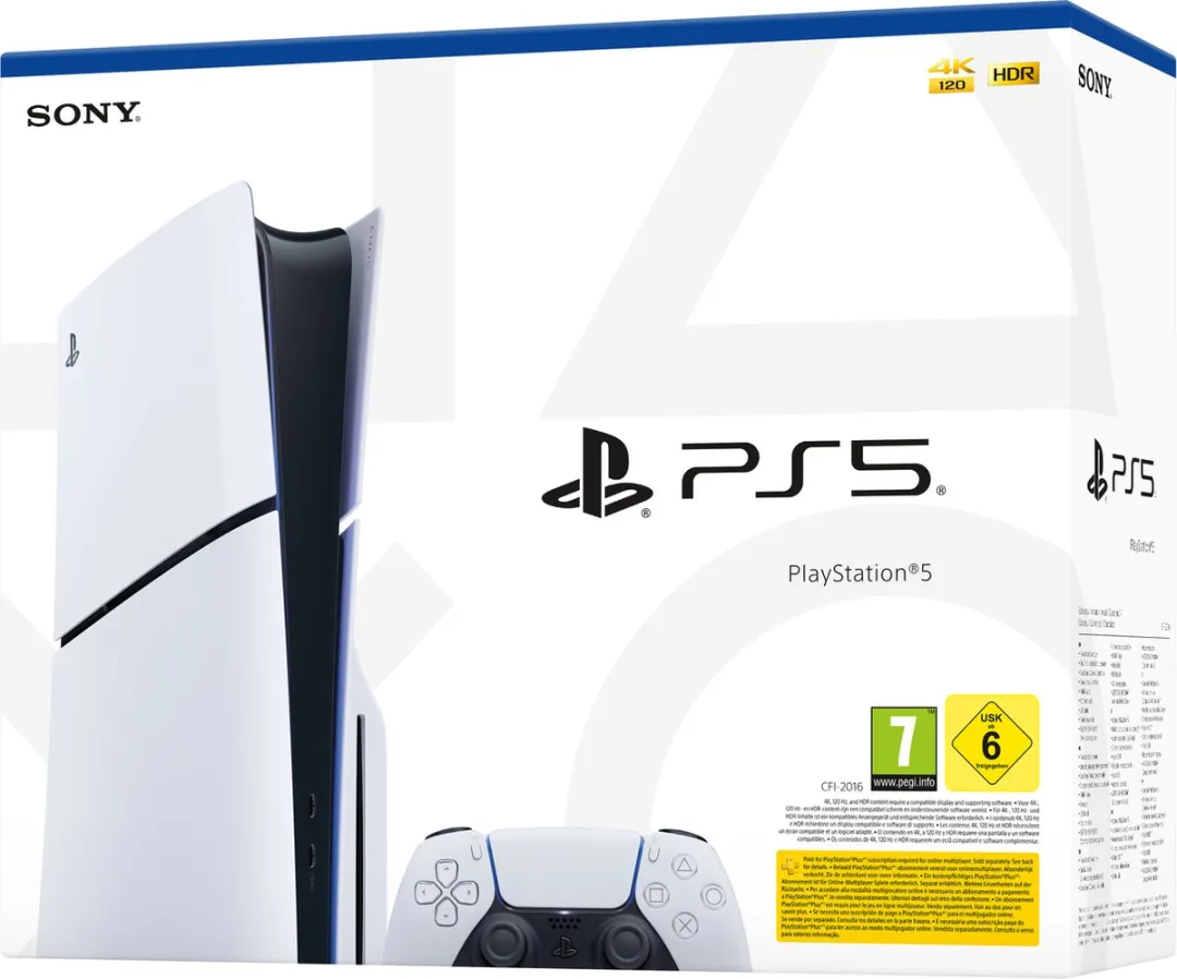 Sony PlayStation 5 Slim Disc Edition 1TB - Wit