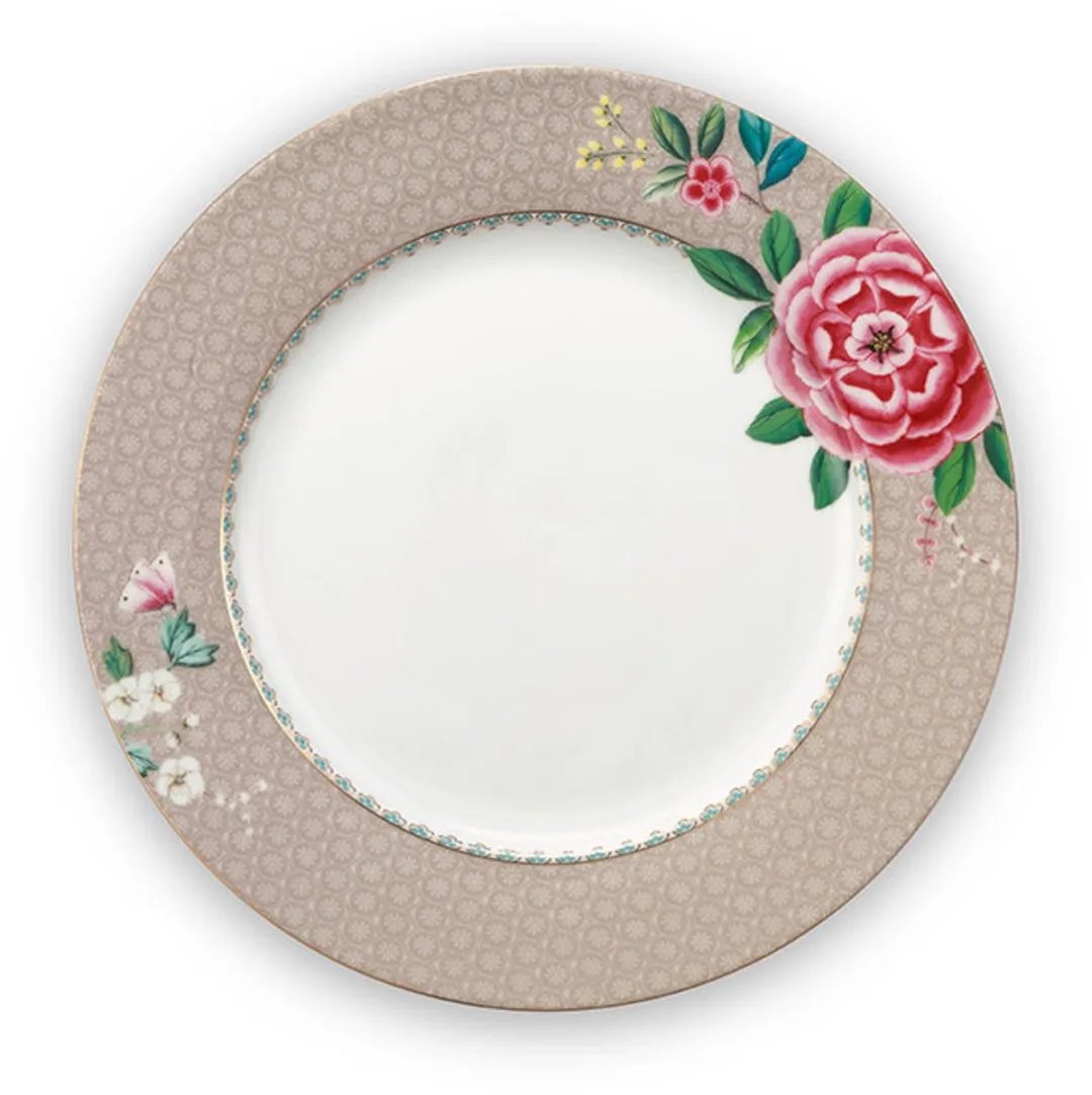 Pip Studio Blushing Birds Ontbijtset 3-delig - Khaki Porselein - MPN 51.020.214