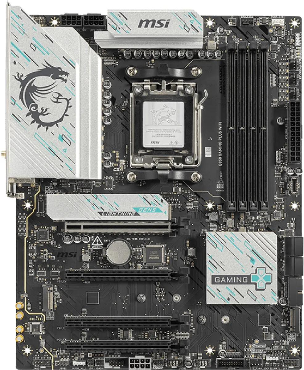 MSI B850 GAMING PLUS WIFI Moederbord - ATX