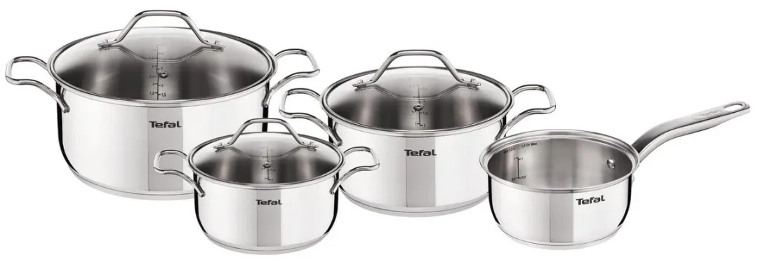 Tefal Intuition A702A8 Pannenset 4-delig - RVS