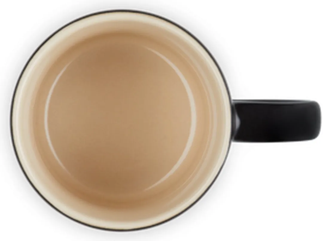 Le Creuset Ebbenzwart Aardewerken Espressokopjes 6 Stuks - 0,1L