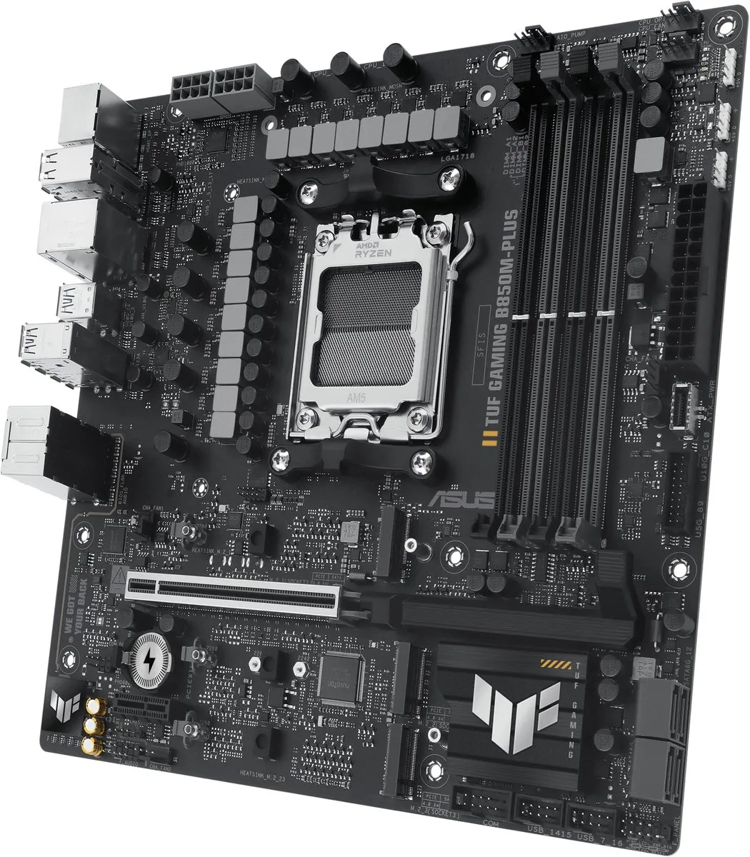 ASUS TUF GAMING B850M-PLUS AM5 Micro-ATX Moederbord
