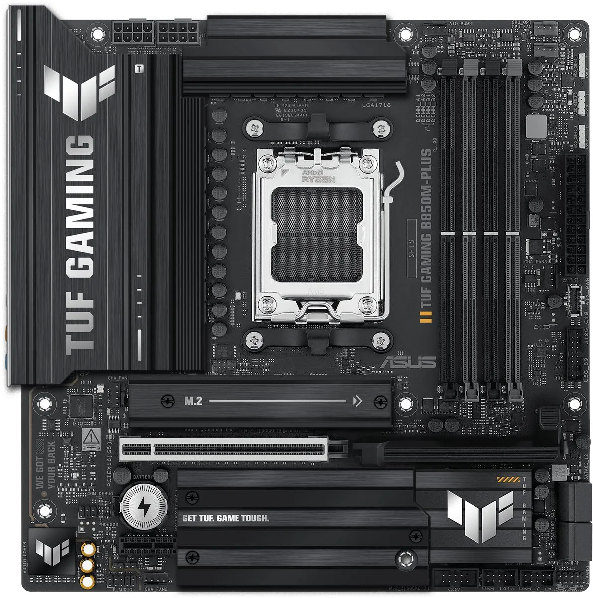 ASUS TUF GAMING B850M-PLUS AM5 Micro-ATX Moederbord