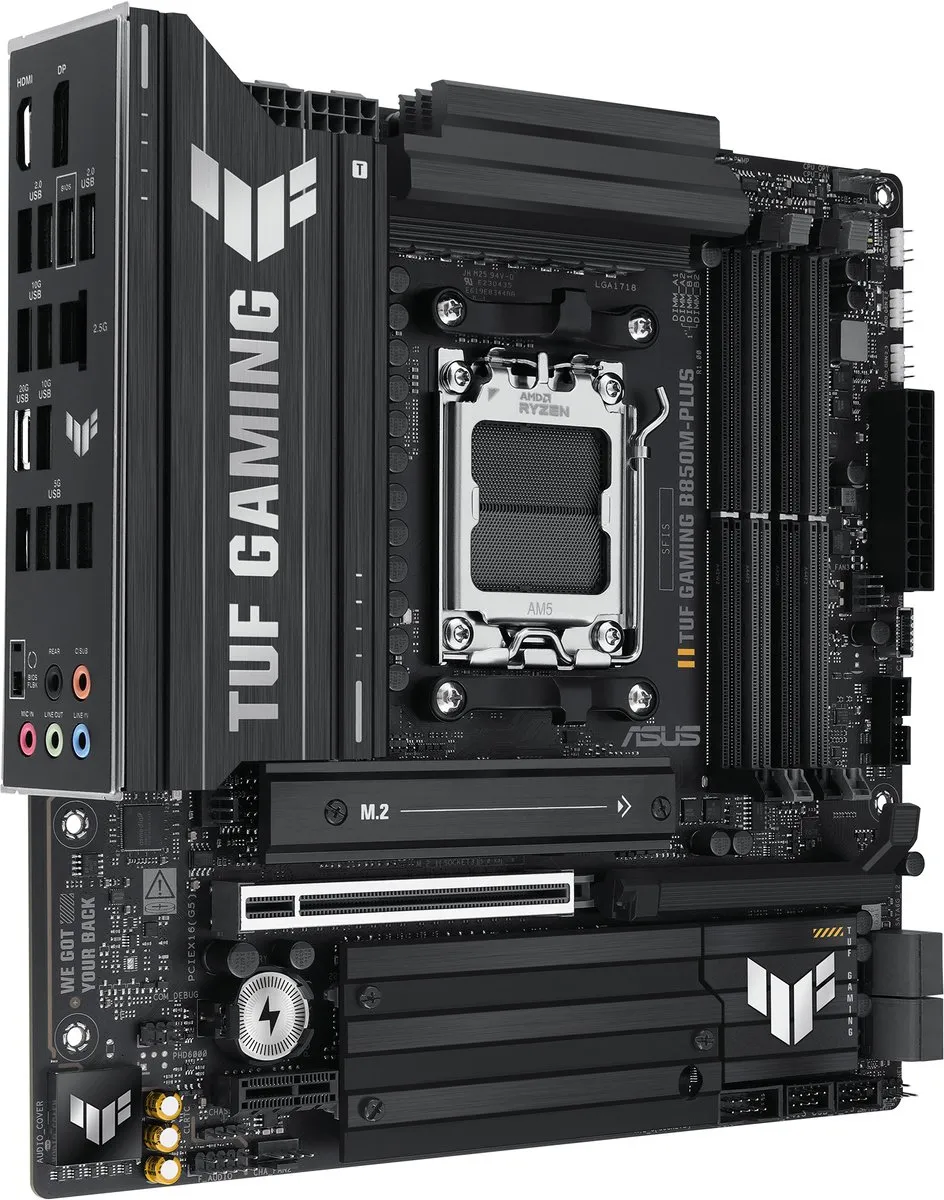 ASUS TUF GAMING B850M-PLUS AM5 Micro-ATX Moederbord - afbeelding 6 van 6
