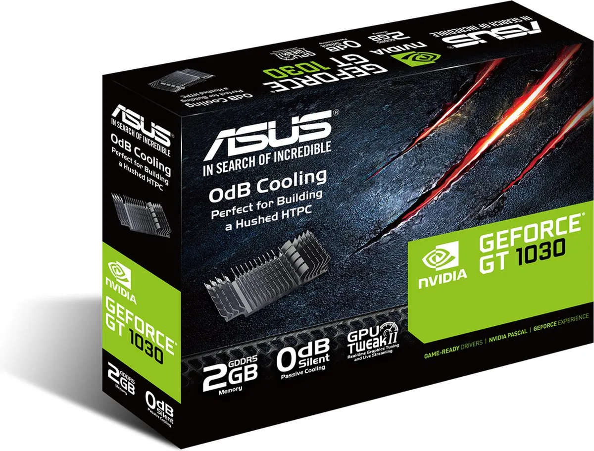 ASUS NVIDIA GT1030 SL 2G BRK Videokaart - 2GB GDDR5