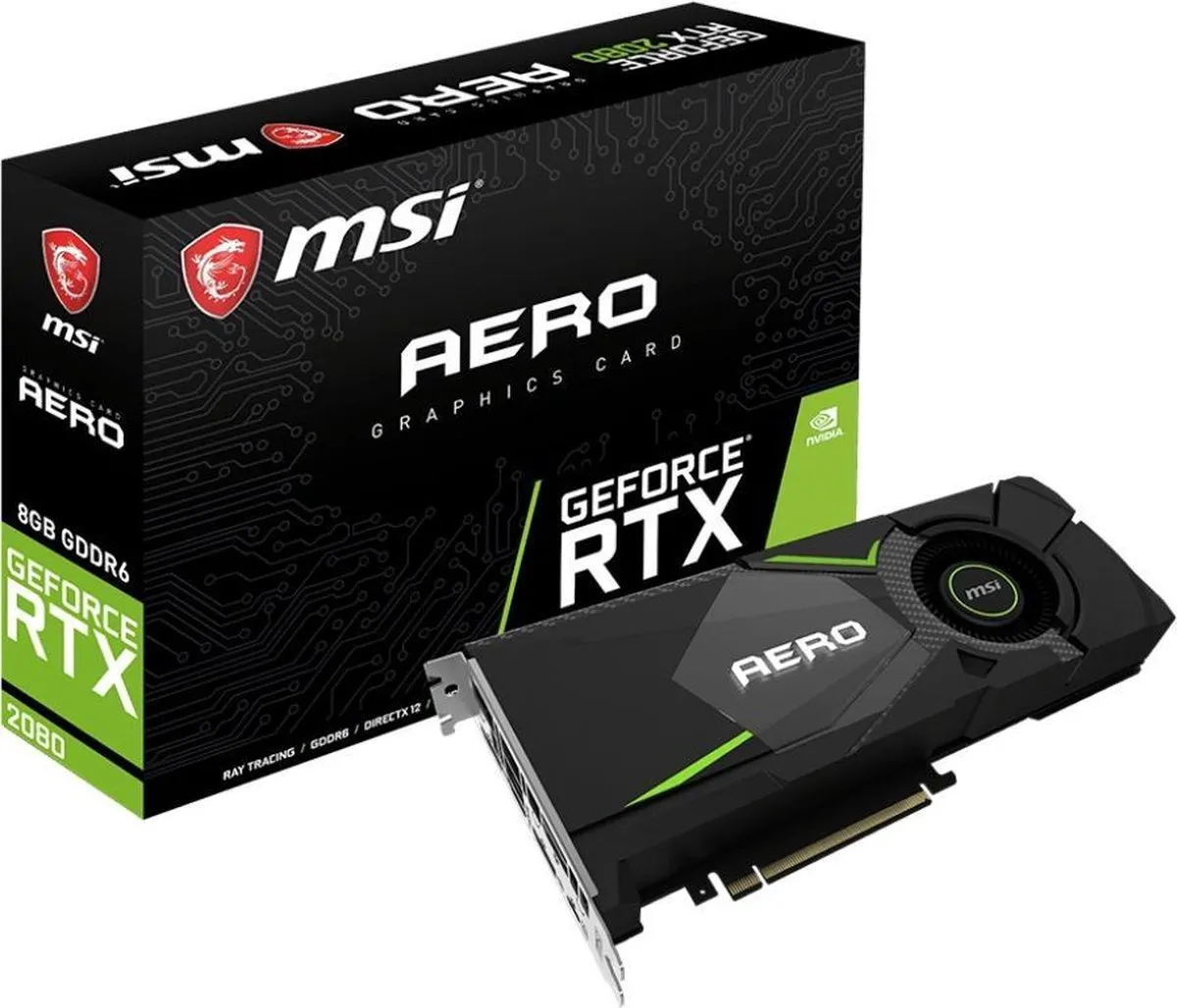 MSI GeForce RTX 2080 AERO 8G Videokaart