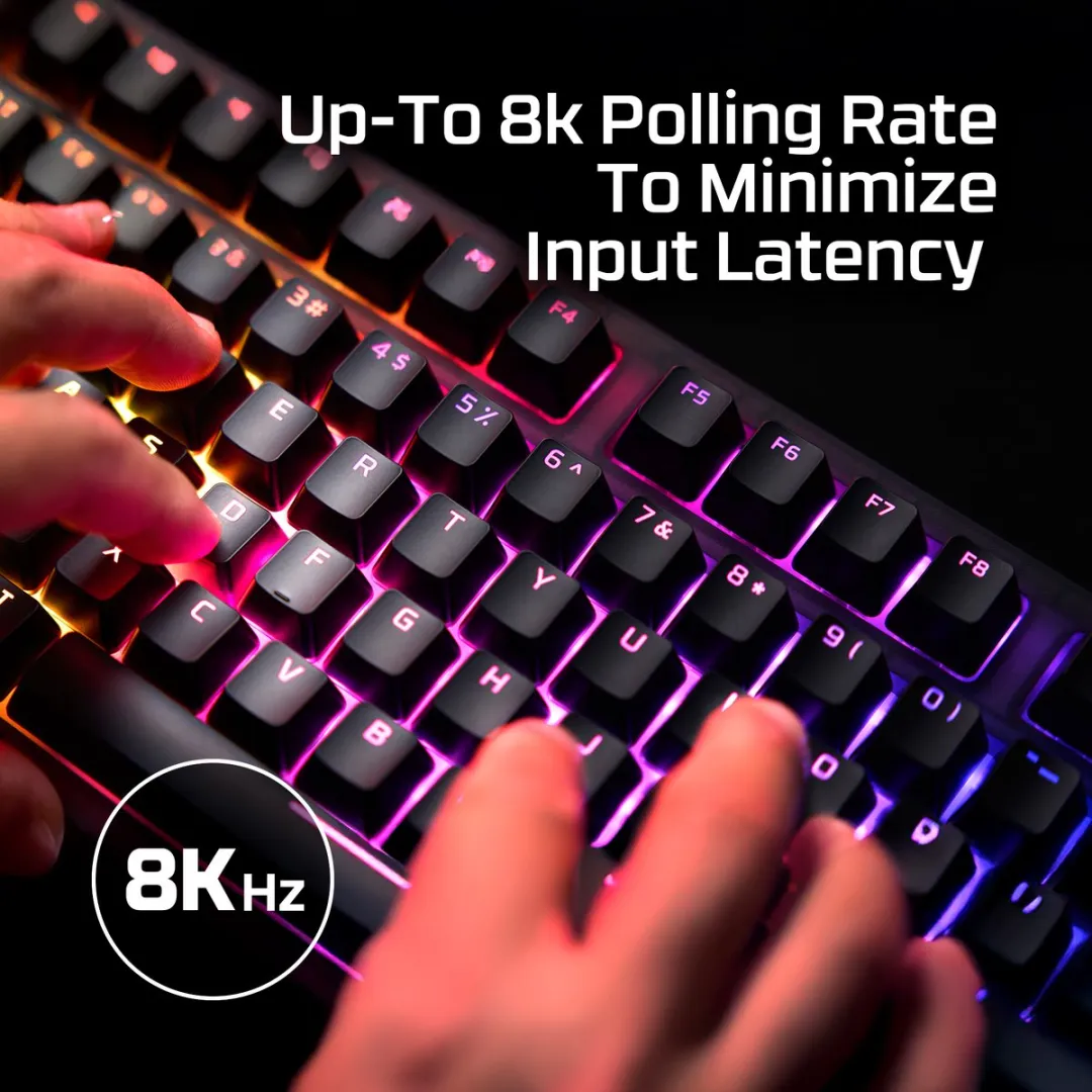 HyperX Origins 2 1800 Mechanisch Gamingtoetsenbord - US QWERTY - Zwart