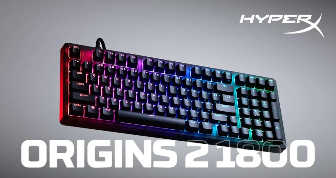 HyperX Origins 2 1800 Mechanisch Gamingtoetsenbord