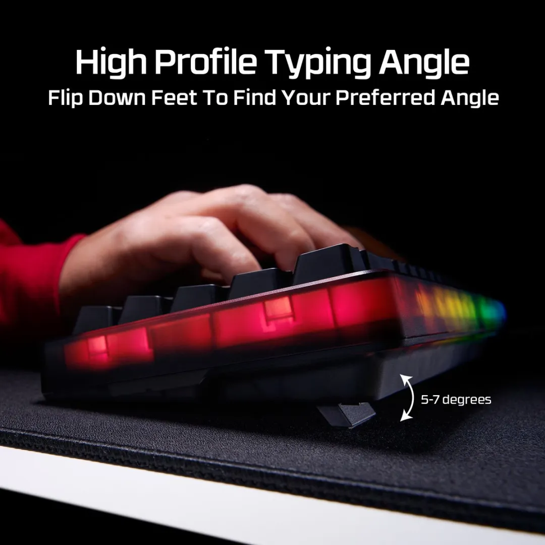 HyperX Origins 2 65 Gamingtoetsenbord - RGB - US QWERTY - Zwart