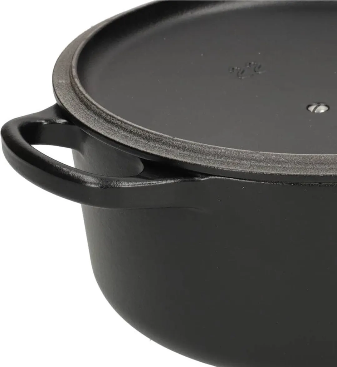 Le Creuset Braadpan Signature Mat Zwart Ø18cm - afbeelding 5 van 6