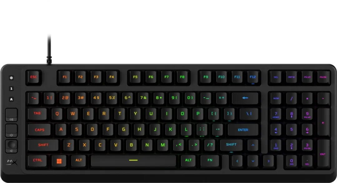 HyperX Eve 1800 Gamingtoetsenbord - Zwart