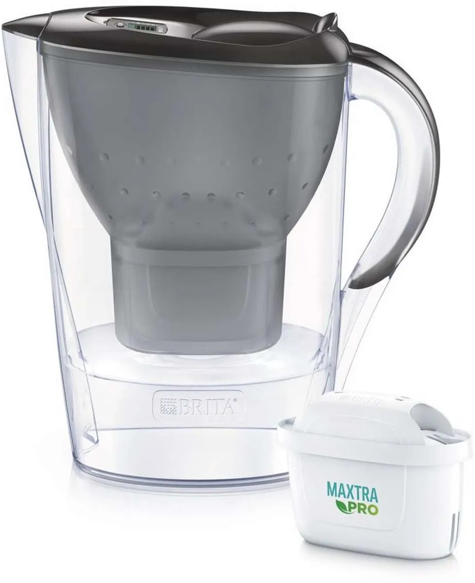 Brita Marella Waterkoker 2400ml - Grafiet + 3x Maxtra Pro ALL-IN-1