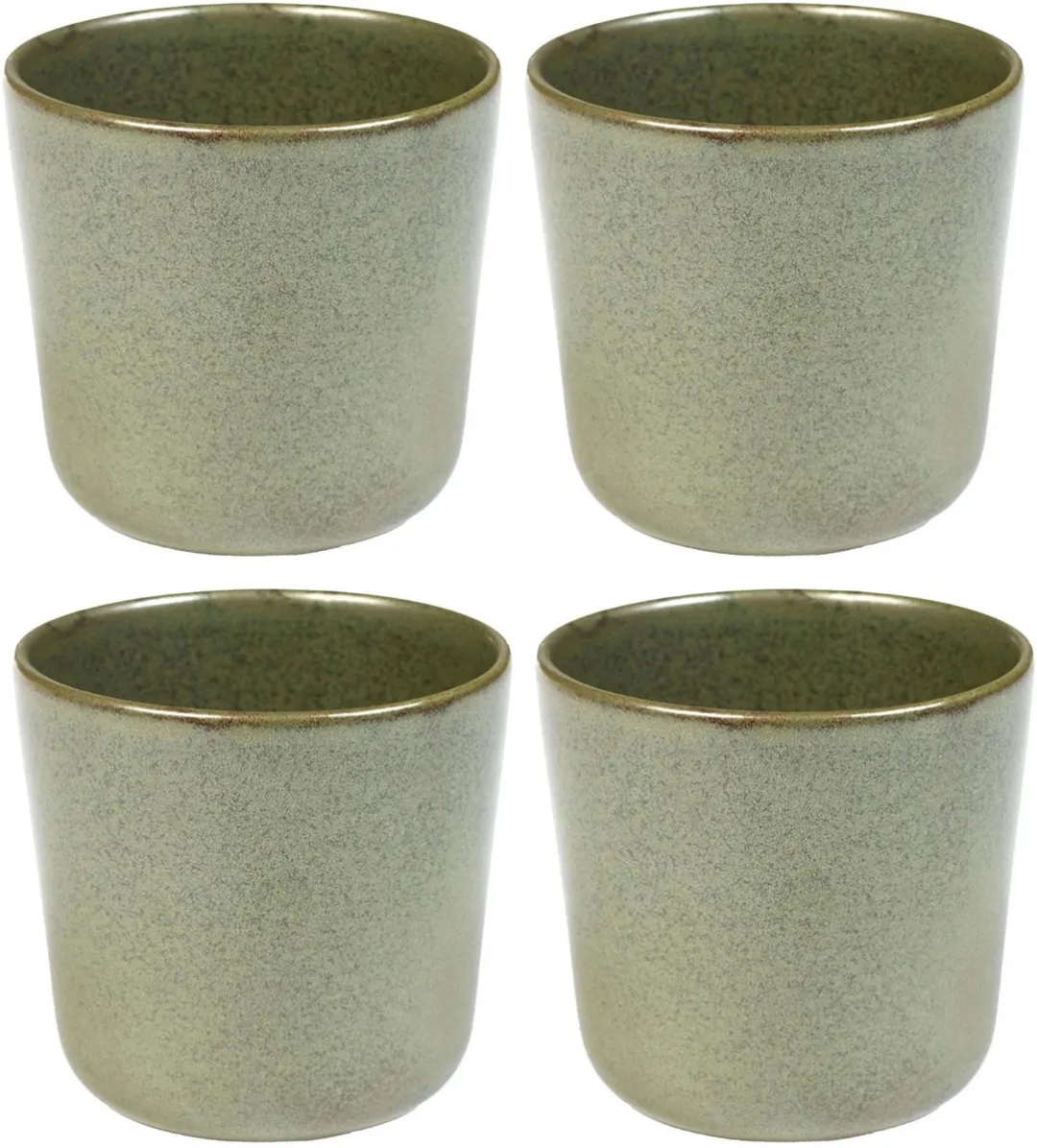 Serax Sergio Herman Surface Mokken Camogroen 9cm - 4 Stuks
