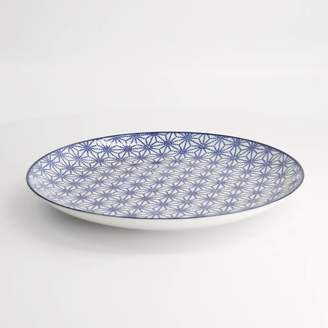 Tokyo Design Studio Nippon Blue Dinerbord 25.7cm - Sterrenmotief