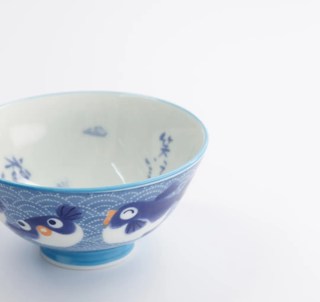 Tokyo Design Studio Blauwe Kom met Visfiguur 250ml