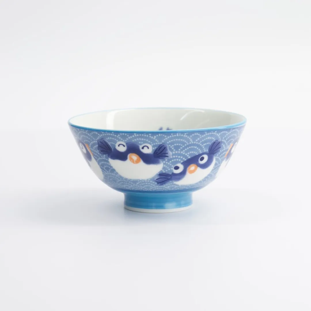 Tokyo Design Studio Blauwe Kom met Visfiguur 250ml
