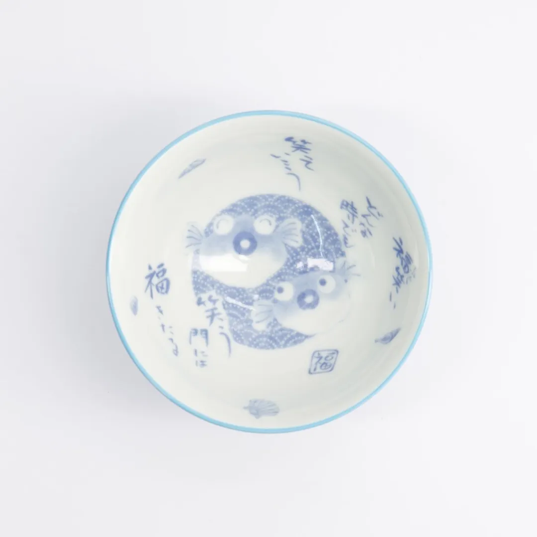 Tokyo Design Studio Blauwe Kom met Visfiguur 250ml