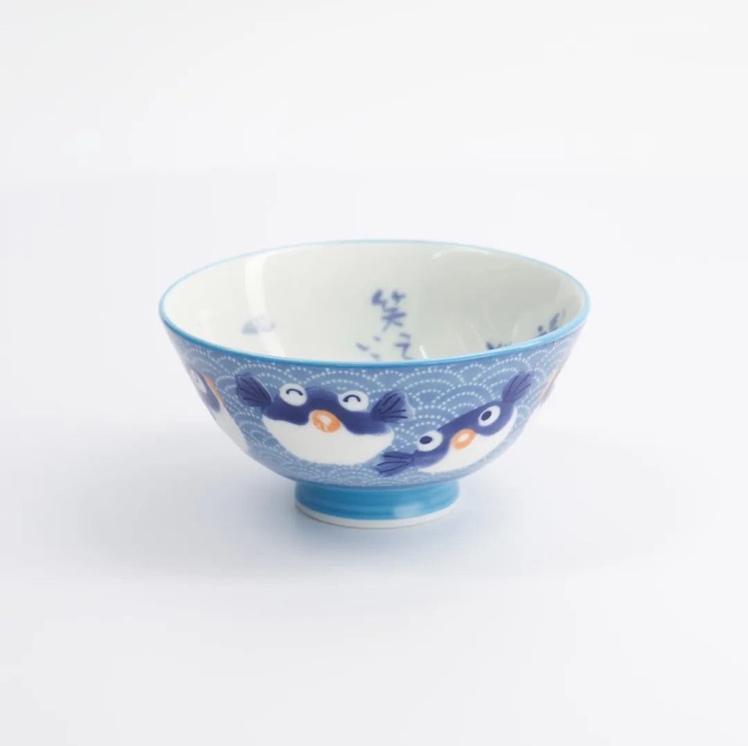 Tokyo Design Studio Blauwe Kom met Visfiguur 250ml