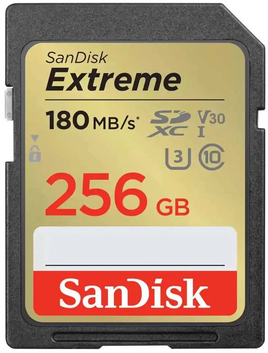 SanDisk Extreme SDXC 256GB - Waterdicht - afbeelding 6 van 6