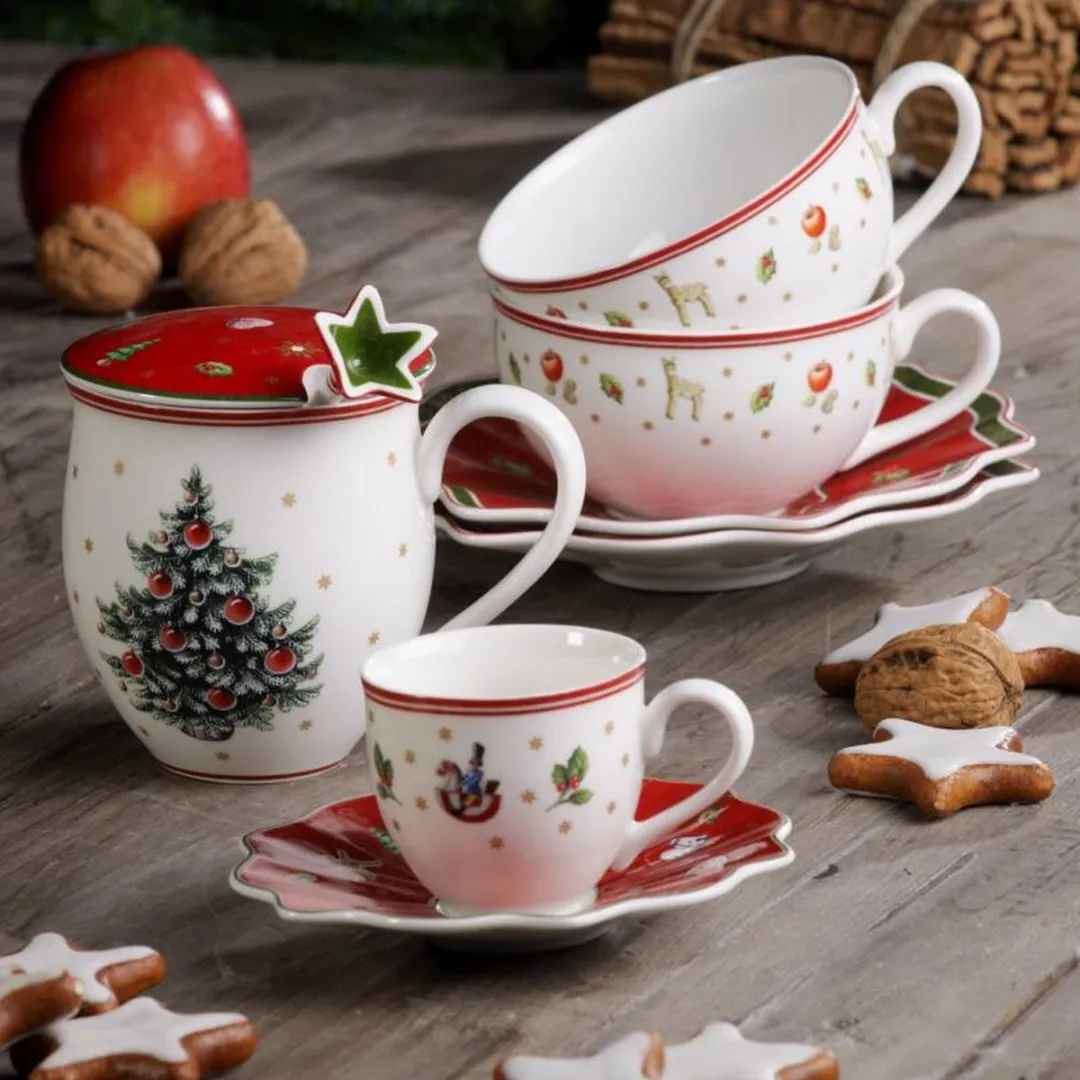 Villeroy & Boch Toy's Delight Espressokop & Schotel Set 2 - 70ml - Rood