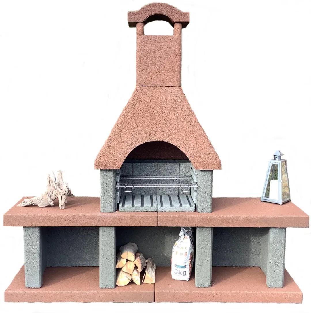 Intergard Venezia BBQ Houtskool 200x200x50cm - Groen