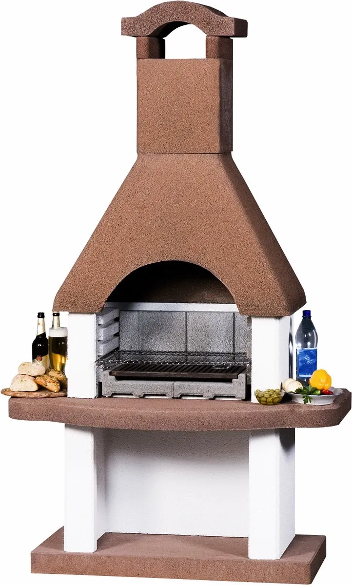 Intergard Betron nr.5 Houtskoolbarbecue 40cm - Rood