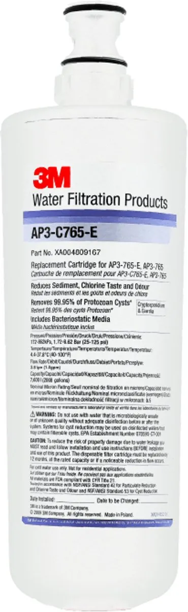 3M AP3-C765-E Waterfilter - Multicolor