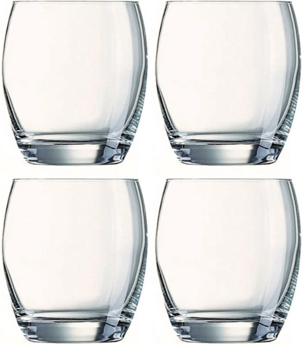 Arcoroc Malea Whisky Tumbler Glazen 12x