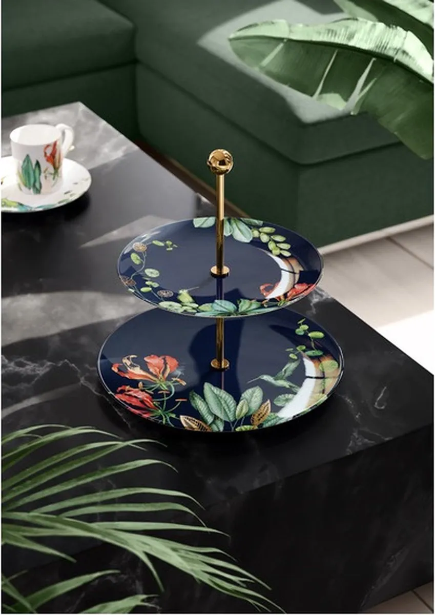 Villeroy & Boch Avarua Gifts Etagère 27,5cm - Groen/Wit