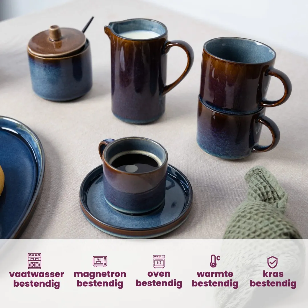 Cosy&Trendy Quintana Melkkan - Blauw/Bruin 30cl