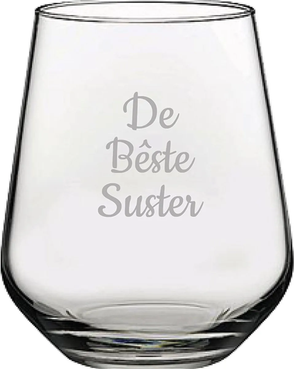 Pasabahce Gegraveerd Drinkglas De Bêste Suster 42,5cl