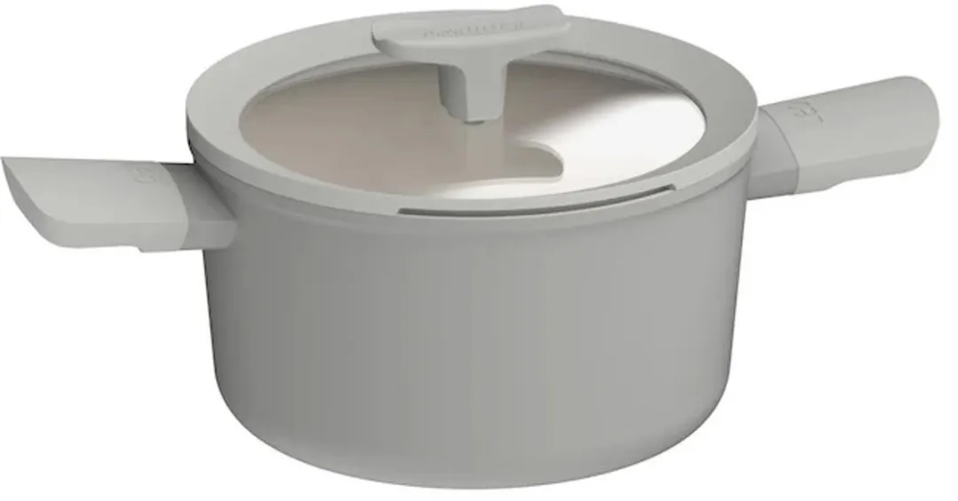 BergHOFF Balance Moonmist Pannenset 6-delig - 12.4L - Grijs - afbeelding 6 van 6